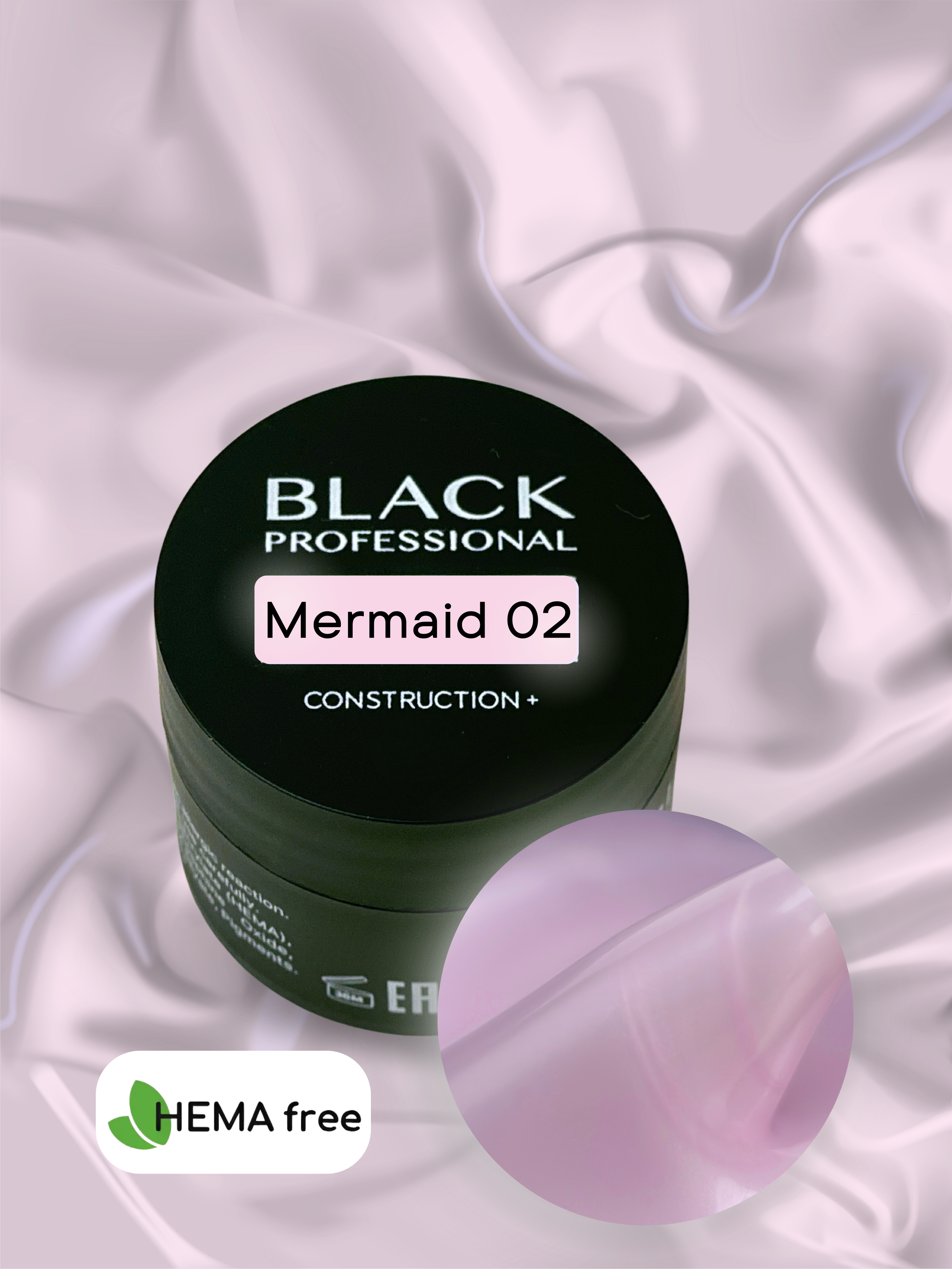 Gel Black Mermaid 02 Sans HEMA 15 ml