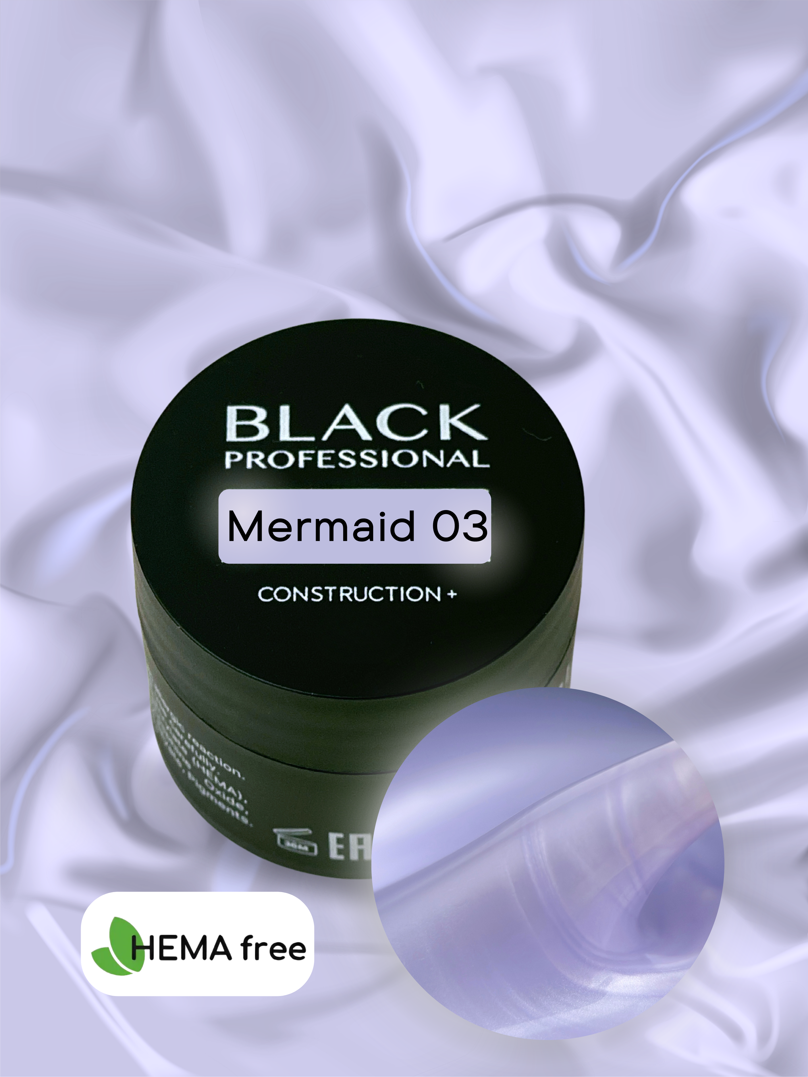 Gel Black Mermaid 03 Sans HEMA 15 ml