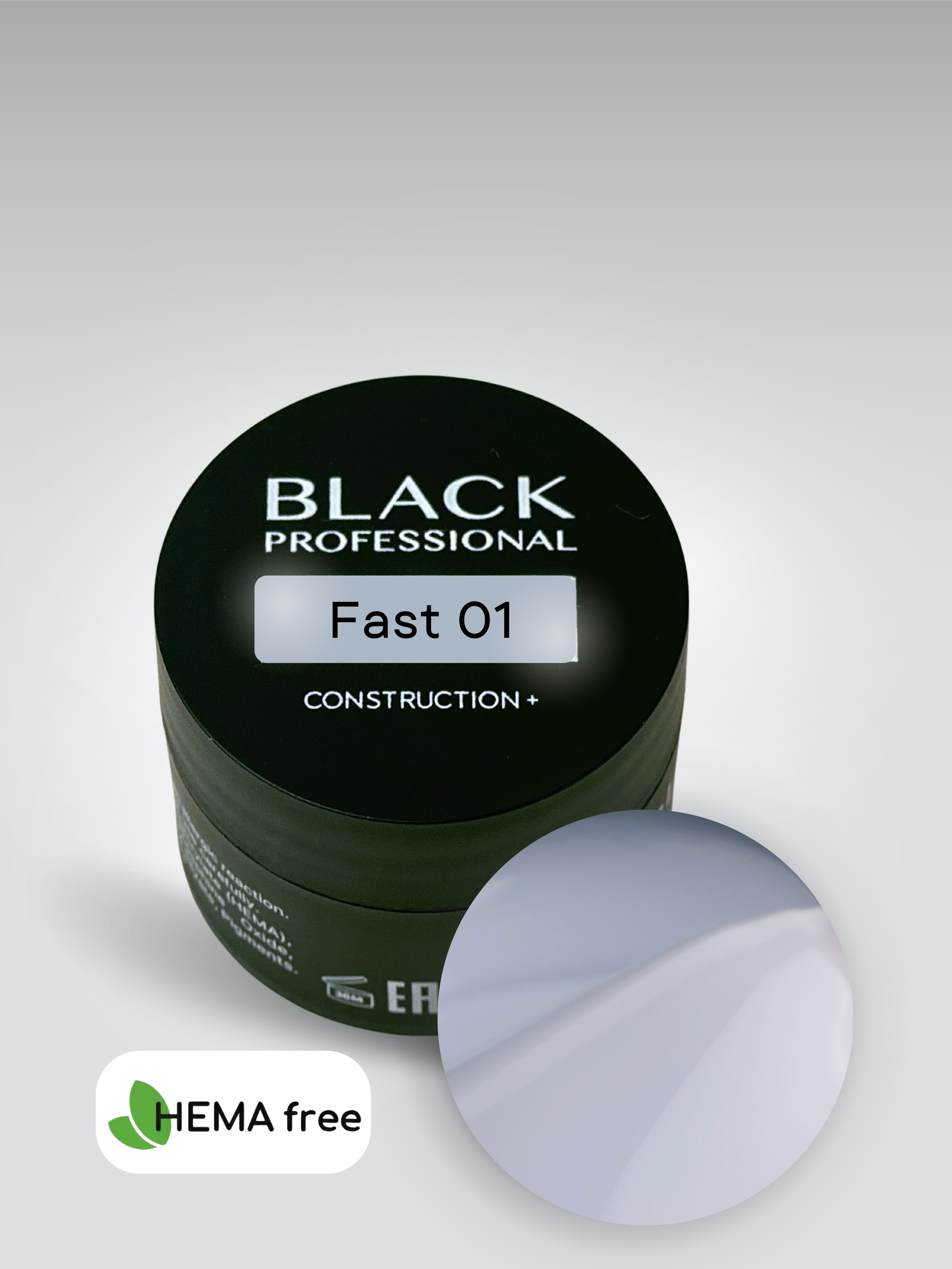 Gel Black Fast 01 Sans HEMA 15 ml