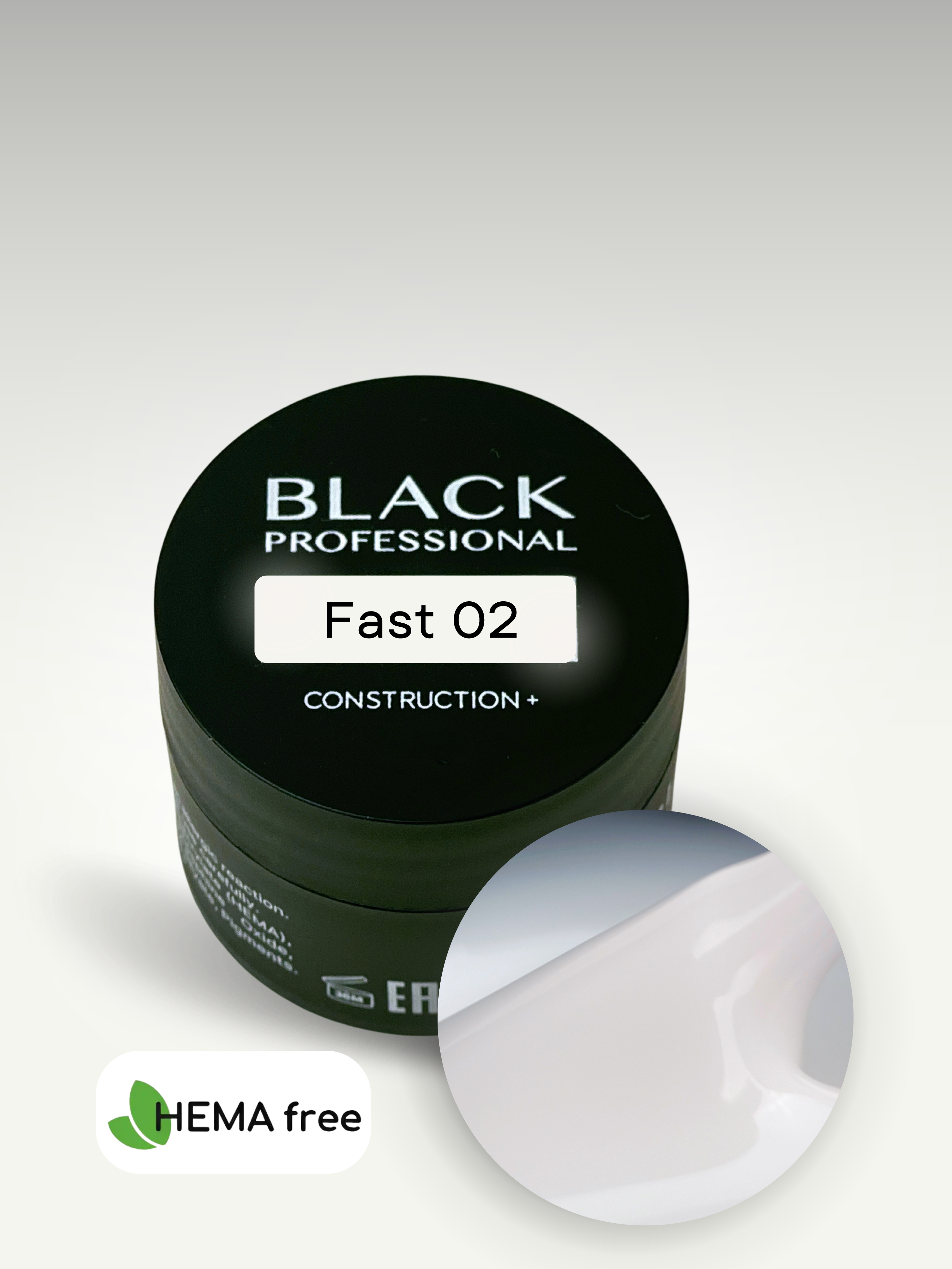 Gel Black Fast 02 Sans HEMA 15 ml