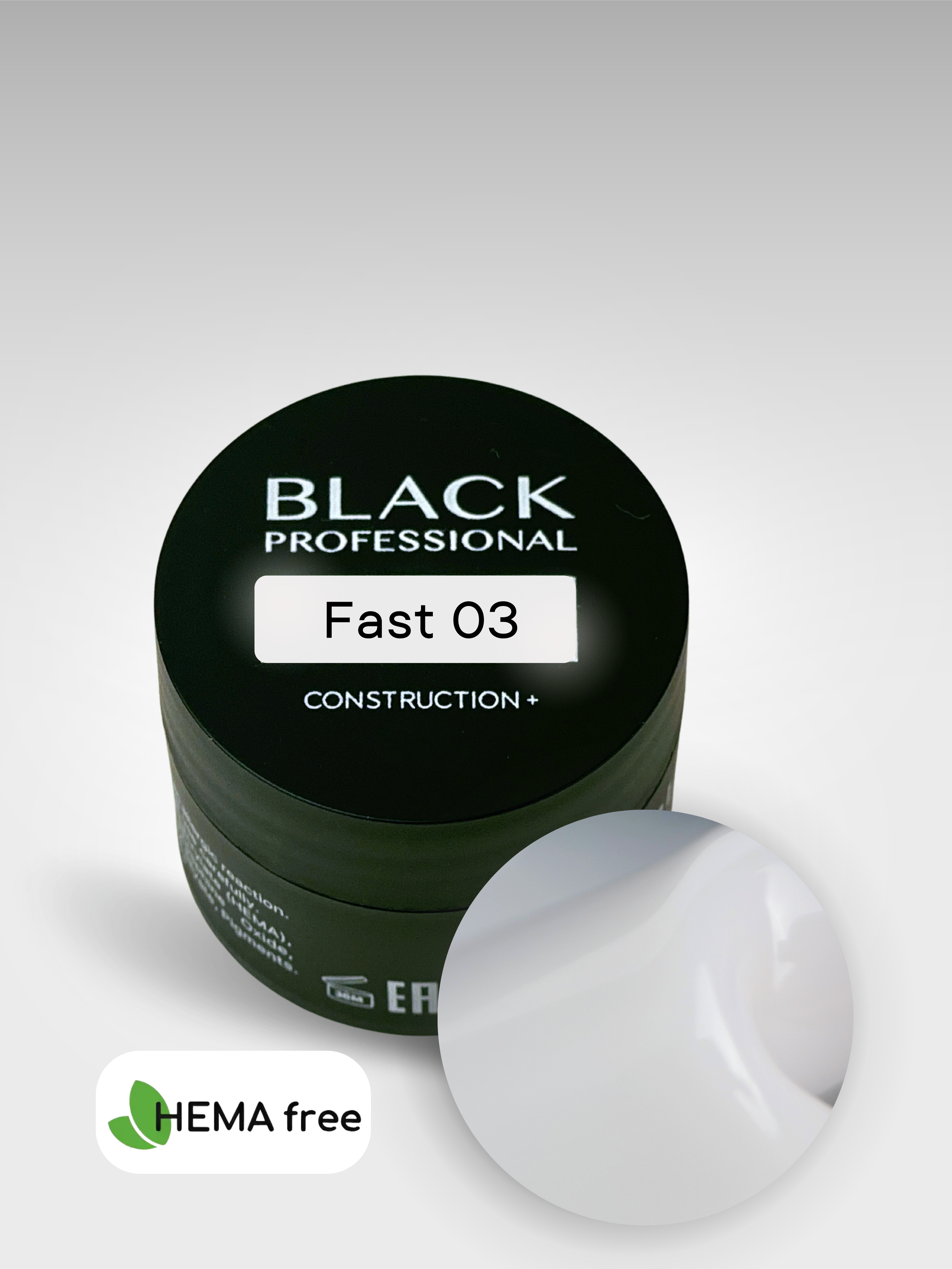 Gel Black Fast 03 Sans HEMA 15 ml