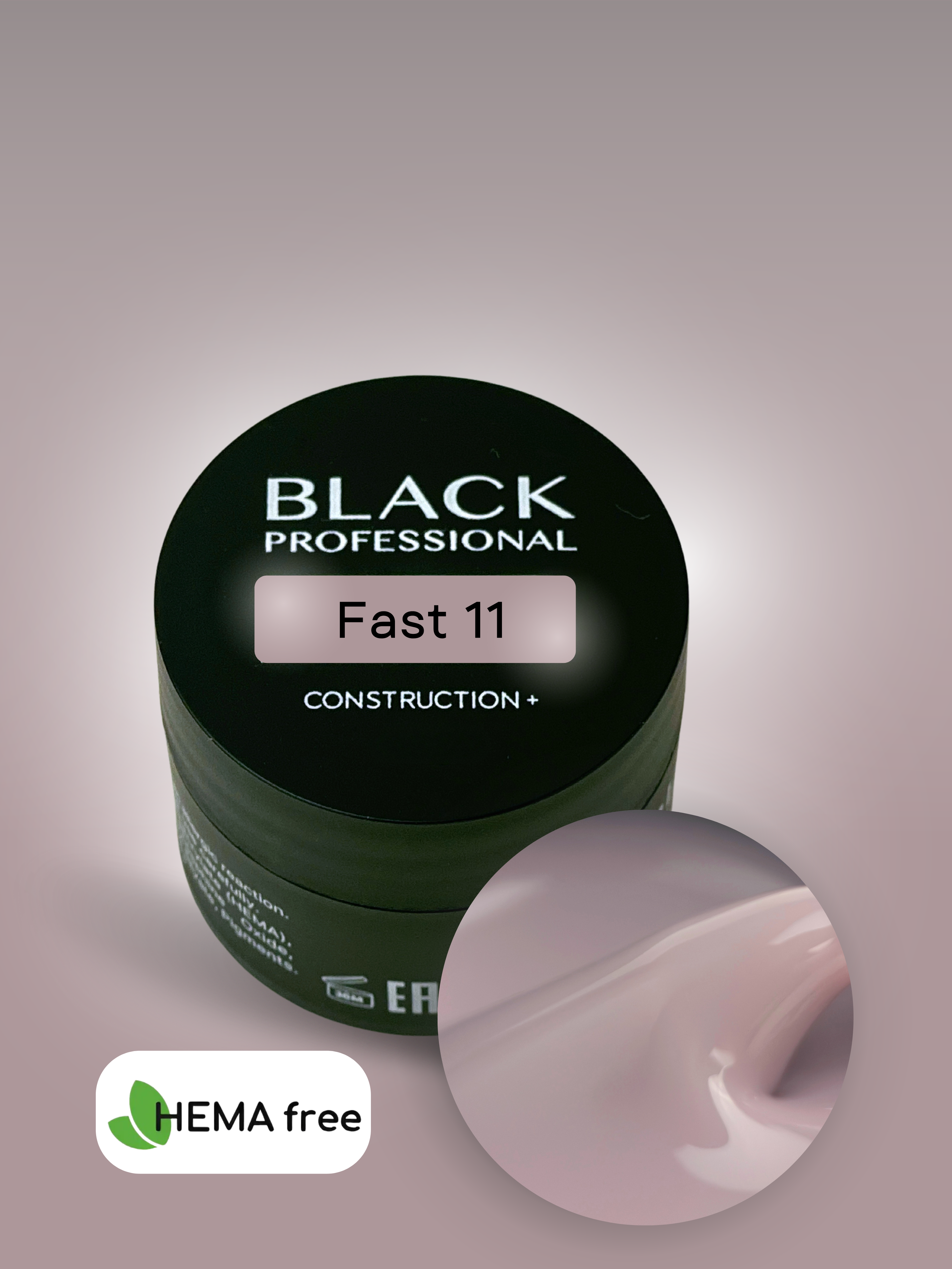 Gel Black Fast 11 Sans HEMA 15 ml