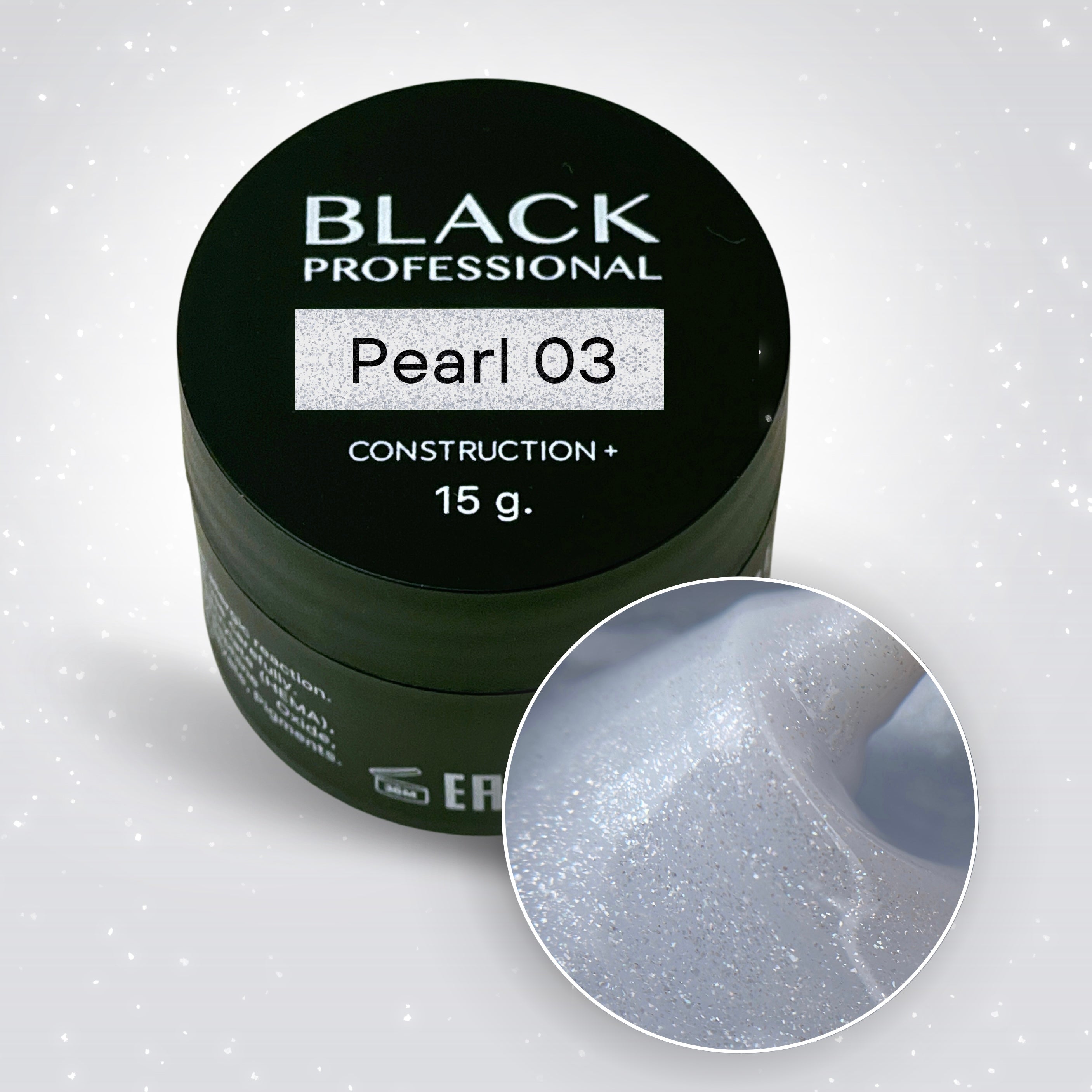 Gel de Construction Black Pearl 03 15ml