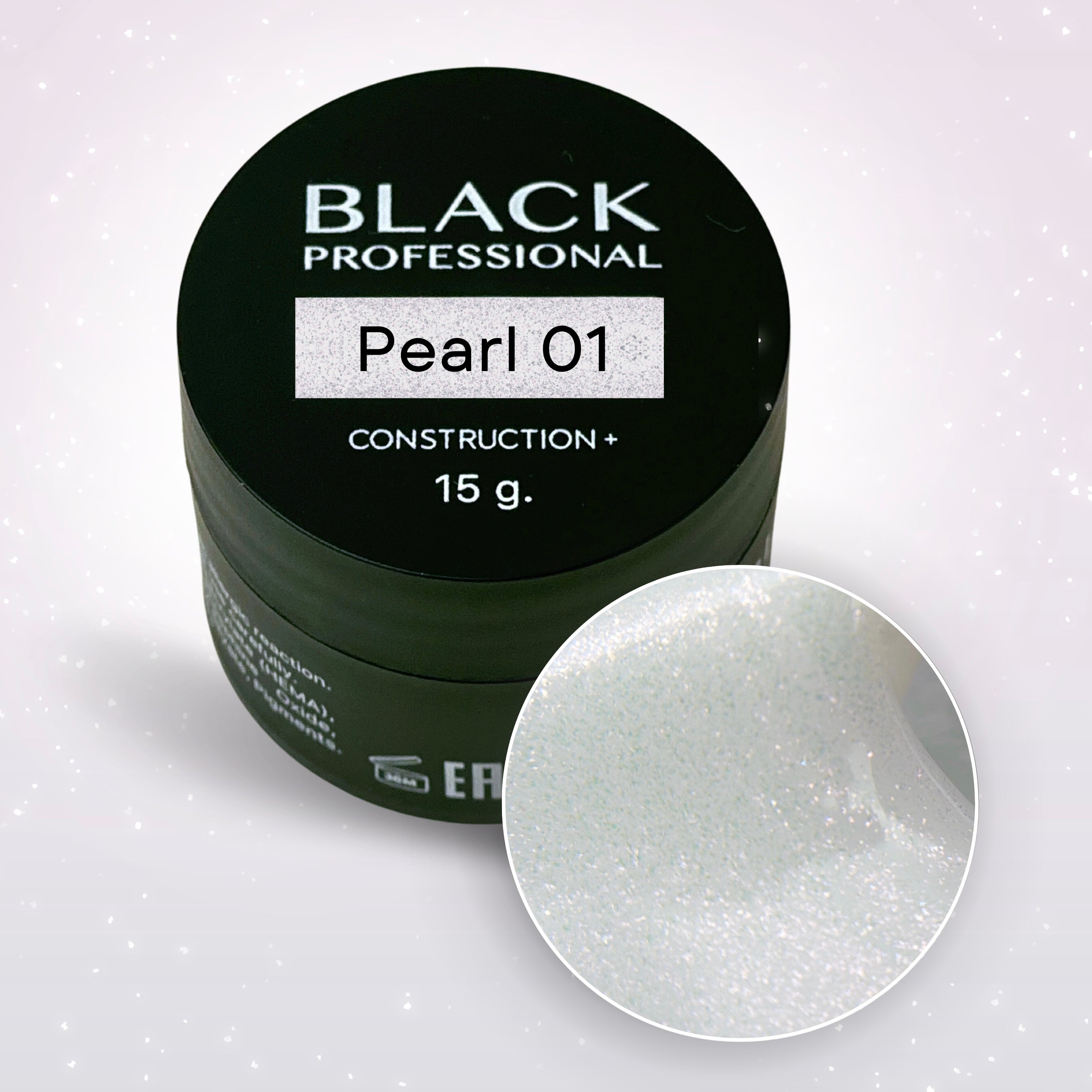 Gel de Construction Black Pearl 01 15ml