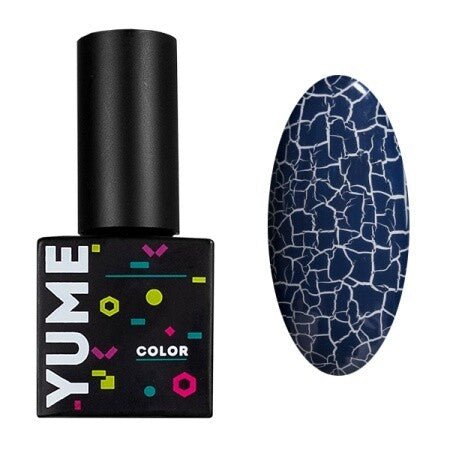 Vernis Crack Dark Blue YUME - ONGLES PRO